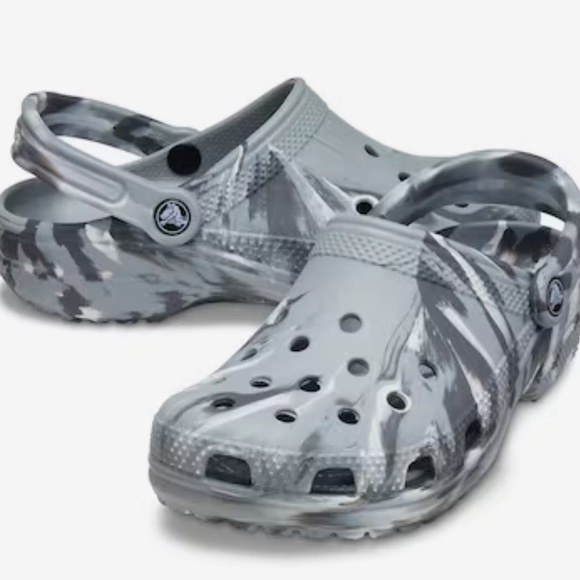 Men’s grey marble crocs - Picture 1 of 3